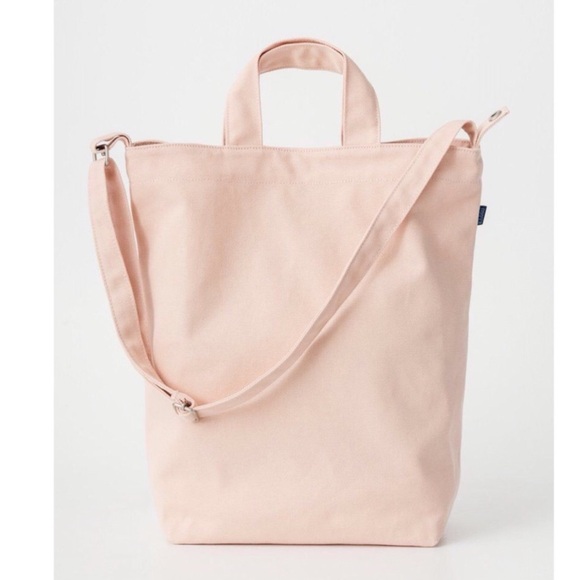 BAGGU Handbags - Baggu Duck BAG Light Pink Recycled Cotton Canvas Tote Bag